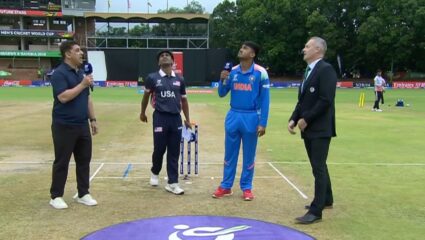 U19 World Cup 2026 : भारतीय संघ वर्ल्डकप मिशनसाठी सज्ज! आयुष म्हात्रेने नाणेफेक जिंकले, करणार गोलंदाजी…