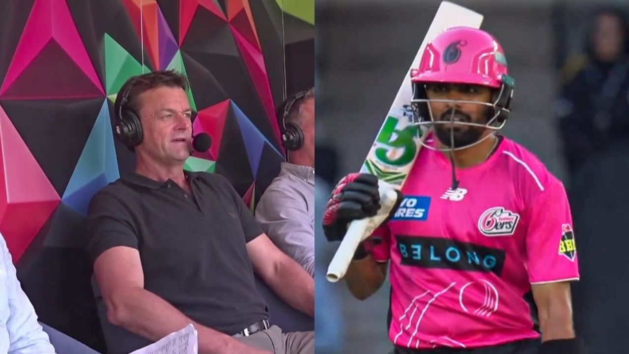 LIVE सामन्यात अॅडम गिलख्रिस्टने बाबर आझमची बेइज्जत, फलंदाजीच्या पद्धतीवर उपस्थित केले प्रश्नचिन्ह LIVE सामन्यात अॅडम गिलख्रिस्टने बाबर आझमची बेइज्जत, फलंदाजीच्या पद्धतीवर उपस्थित केले प्रश्नचिन्ह