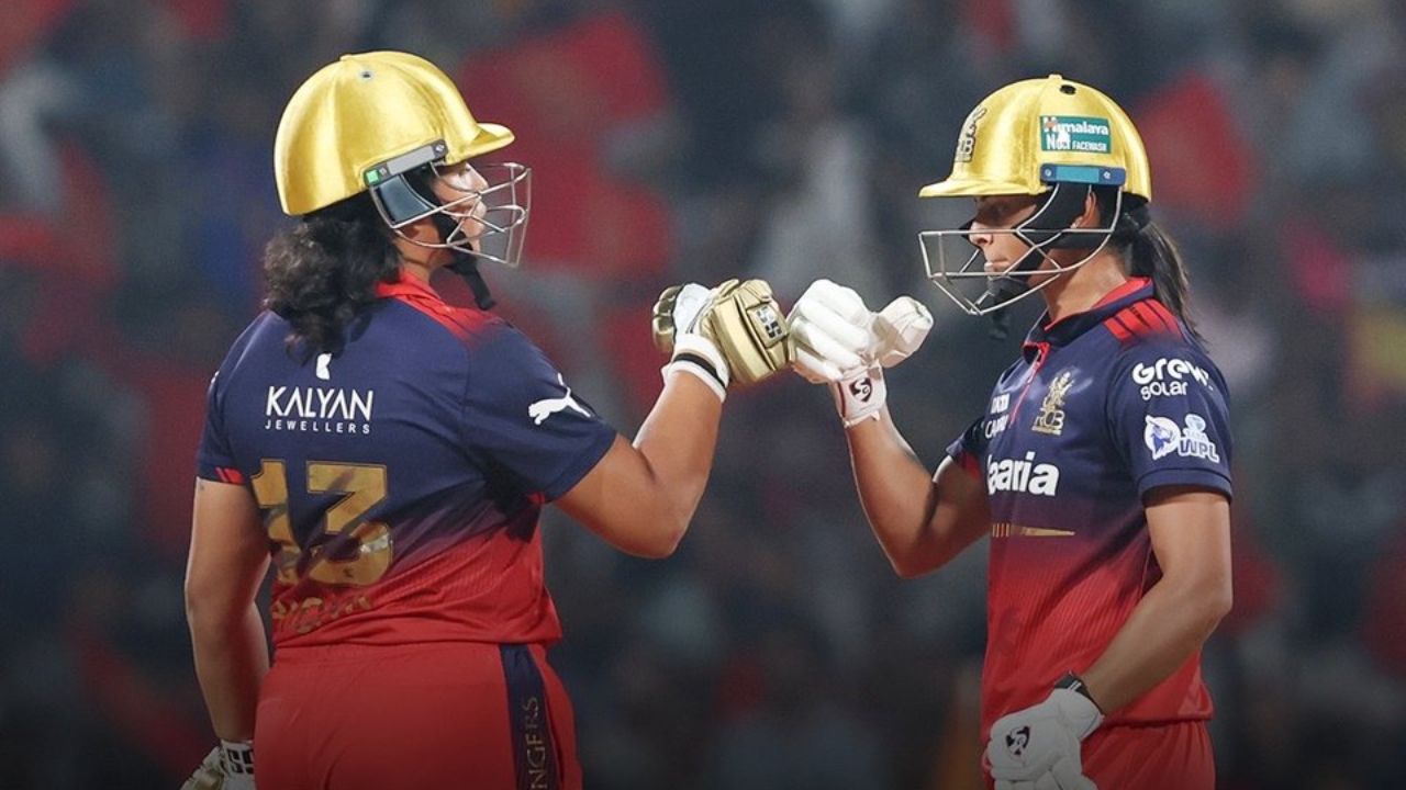 RCB vs GG : सलग तिसऱ्या विजयासह RCB पॉइंट्स टेबलमध्ये अव्वल स्थानावर, पराभवानंतर गुजरातचे स्थान घसरले