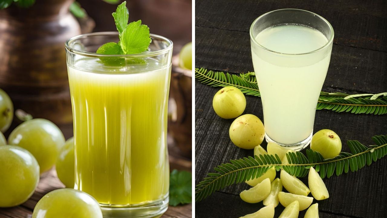 महिलांसह पुरुषांमध्ये केसांच्या समस्या वाढू लागल्या आहेत. केसांच्या समस्या कमी करण्यासाठी नियमित एक आवळा किंवा आवळ्याचा रस प्यावा. यामध्ये असलेले विटामिन सी आणि अँटीऑक्सिडंट्स केसांच्या वाढीसाठी प्रोत्साहन देते. 