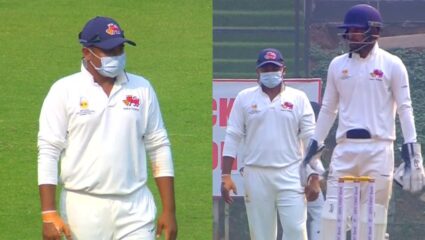 रणजी ट्रॉफीमध्ये मुंबईचे खेळाडू मास्क घालून उतरले मैदानात! कारण जाणून तुम्हाला वाटेल आश्चर्य, उडाला गोंधळ