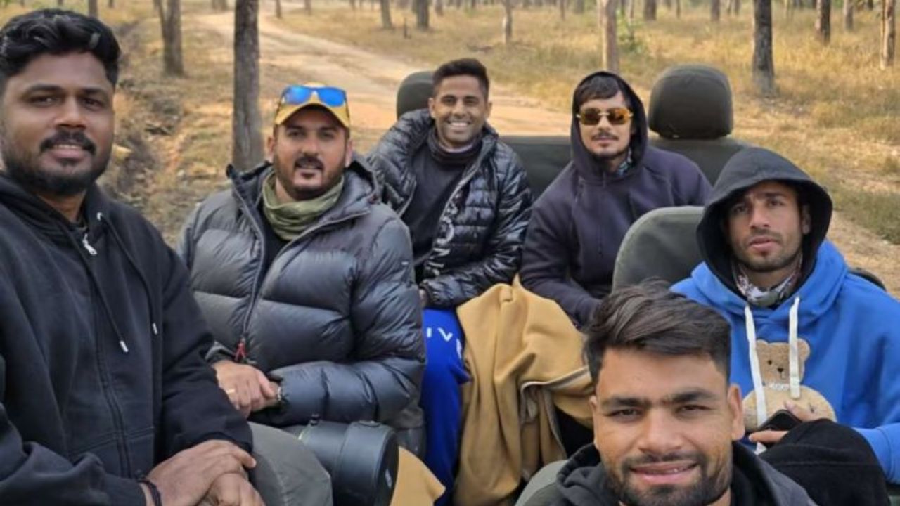 IND vs NZ : T20 मालिकेपूर्वी भारतीय खेळाडू घेतला जंगल सफारीचा आनंद, सोशल मीडियावर फोटो व्हायरल
