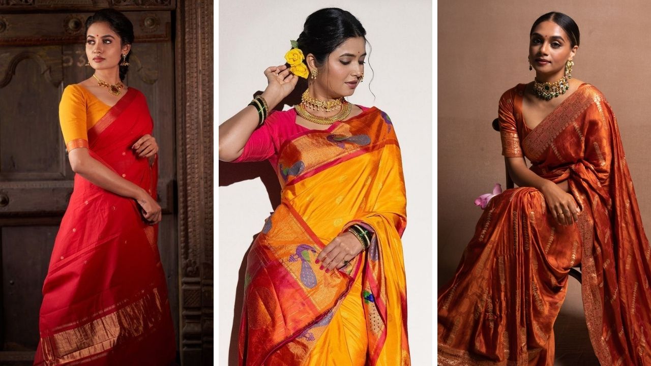 मकर संक्रांतीच्या हळदीकुंकू कार्यक्रमात नेसा ‘या’ पारंपरिक साड्या, सणसमारंभात मिळेल परफेक्ट लुक