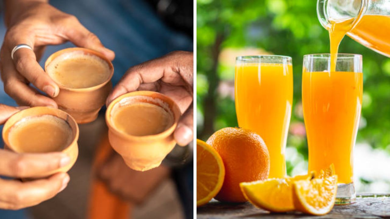 Orange Juice: सकाळी उठल्यानंतर चहाऐवजी प्या संत्र्याचा रस, शरीरासह त्वचेला होणारे फायदे वाचून व्हाल थक्क