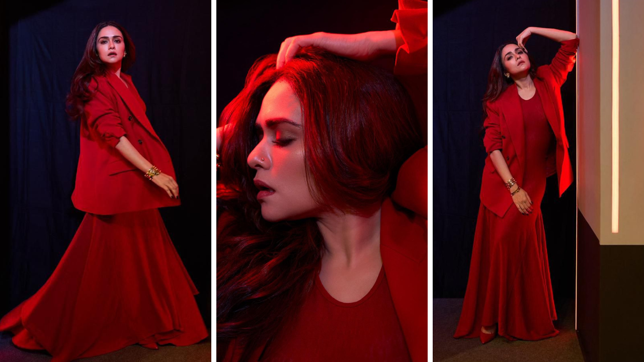‘लाल परी…’, अमृता खानविलकरचा क्लासी रेड लुक, लाल रंगात न्हाऊन निघाली ‘चंद्रमुखी’