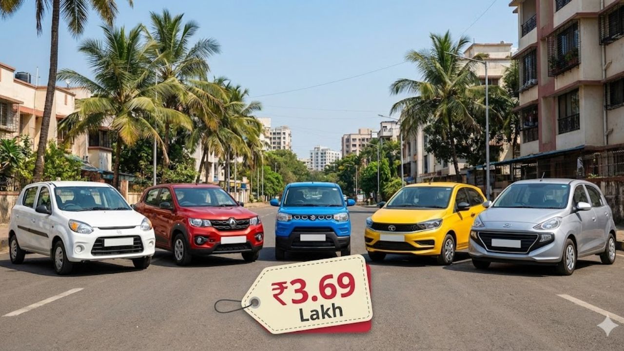 सामान्य नागरिकांच्या खिशाला परवडणाऱ्या टॉप 5 Best Cars, किंमत 3.69 लाखांपासून सुरु