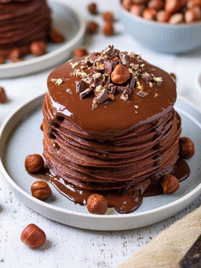 स्वीट क्रेव्हिंगसाठी परफेक्ट,  झटपट बनवा चॉकलेट पॅनकेक