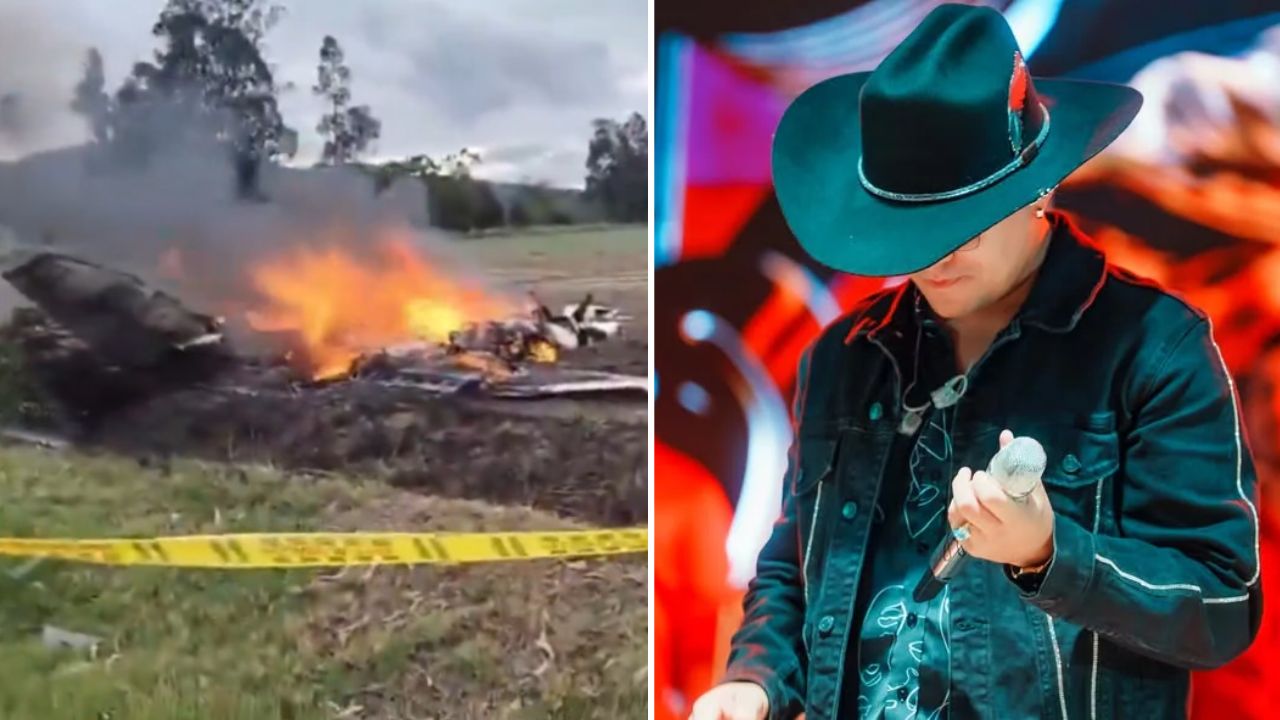 अवघ्या सेकंदाच होत्याचं नव्हतं झालं! कोलंबियात विमान कोसळून परदेशी लोकप्रिय गायकासह 6 जणांचा मृत्यू, थरारक VIDEO