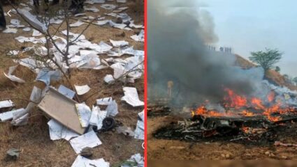 Ajit Pawar Passed Away : दुर्घटनास्थळी माळरानावर सर्वत्र कागदपत्रांचा खच; ‘कामाचा माणूस’ गेल्याची लोकभावना