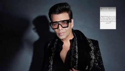 Karan Joharचा मोठा निर्णय; आठवडाभरासाठी सर्वात आवडती गोष्ट सोडली, म्हणाला, ‘युनिव्हर्स मला…”