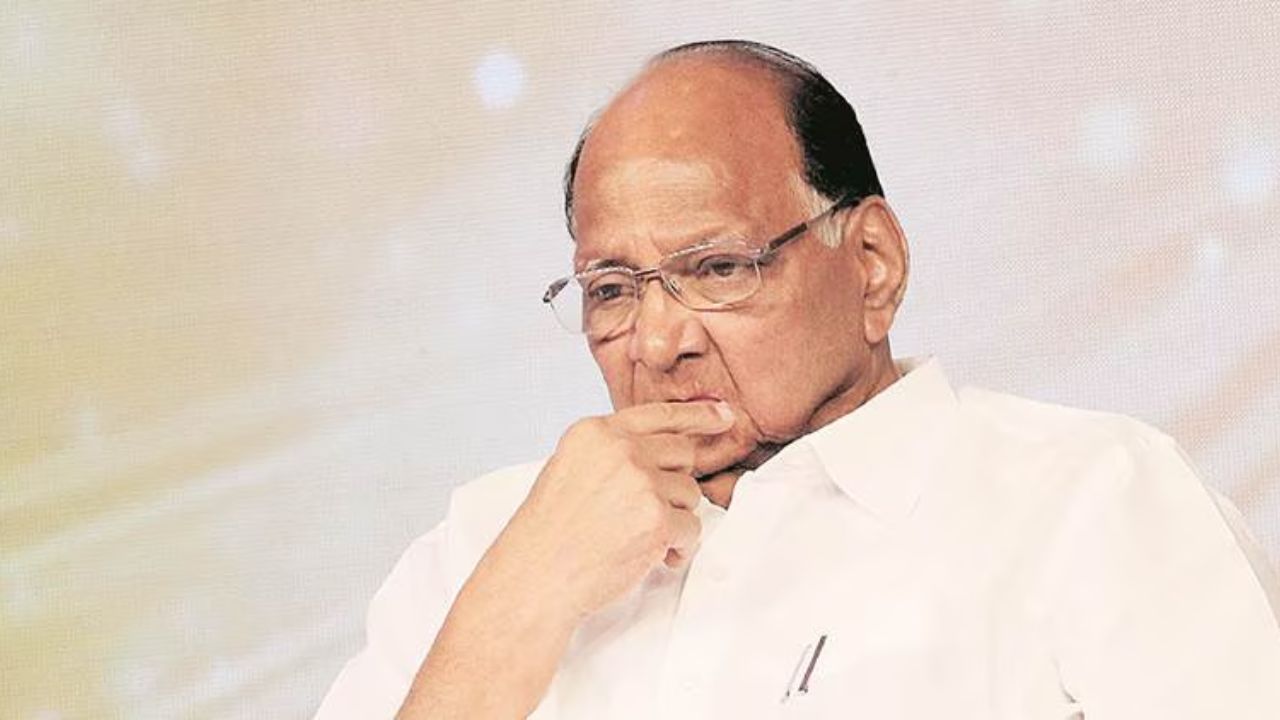 Sharad Pawar on Ajit Pawar Death:  राज्याचं झालेलं नुकसान भरून निघणार नाही;  शरद पवार यांना अश्रू अनावर 