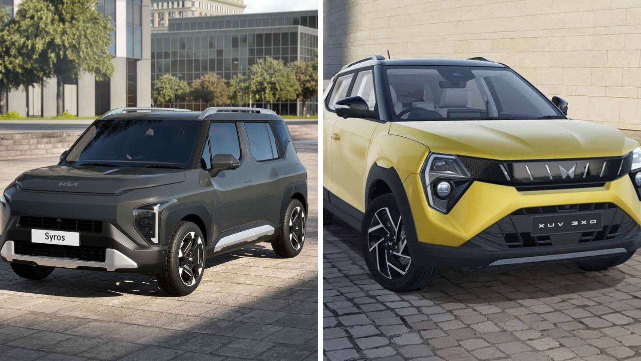 Kia Syros विरुद्ध Mahindra XUV 3XO: फीचर्स, इंजिन आणि किमतीच्या बाबतीत कोणत्या कारचा दर्जा टॉपचा