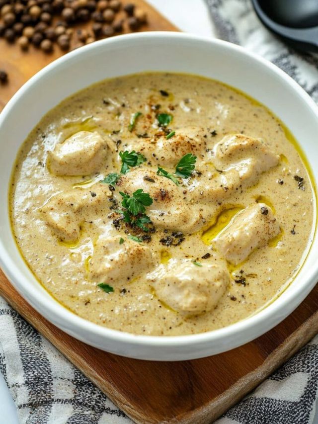 मऊ, क्रीमी घरच्या घरी बनवा रेस्टॉरंट स्टाइल मलाई चिकन