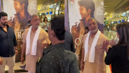 O Romeo च्या ट्रेलर लाँच दरम्यान भडकले नाना पाटेकर, अर्ध्यातूनचं सोडला कार्यक्रम; Video Viral