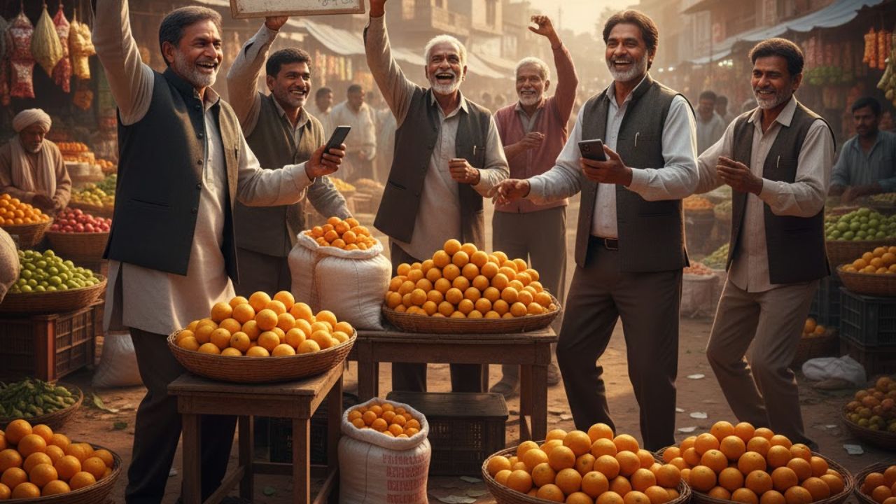 Ahilyanagar News: पाथर्डीच्या शेतकऱ्यांसह व्यापाऱ्यांना झाला धन लाभ! संत्र्याला मिळाला ‘इतक्या’ रुपयांचा उंचाकी भाव