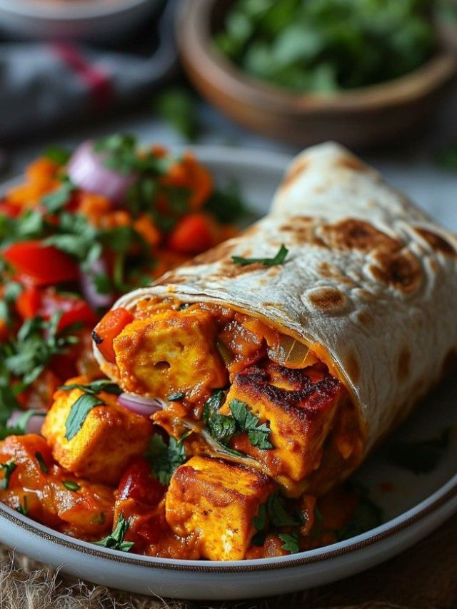 चिकन नाही, घरी बनवा स्ट्रीट स्टाईल पनीर शावरमा 