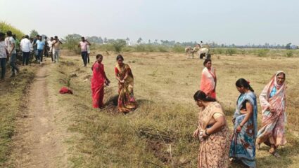 कंपनी ठेकेदाराच्या बाऊन्सरांकडून महिला शेतकऱ्यांना दमदाटी; जमिनीत बेकायदा ताबा घेण्याचा प्रयत्न
