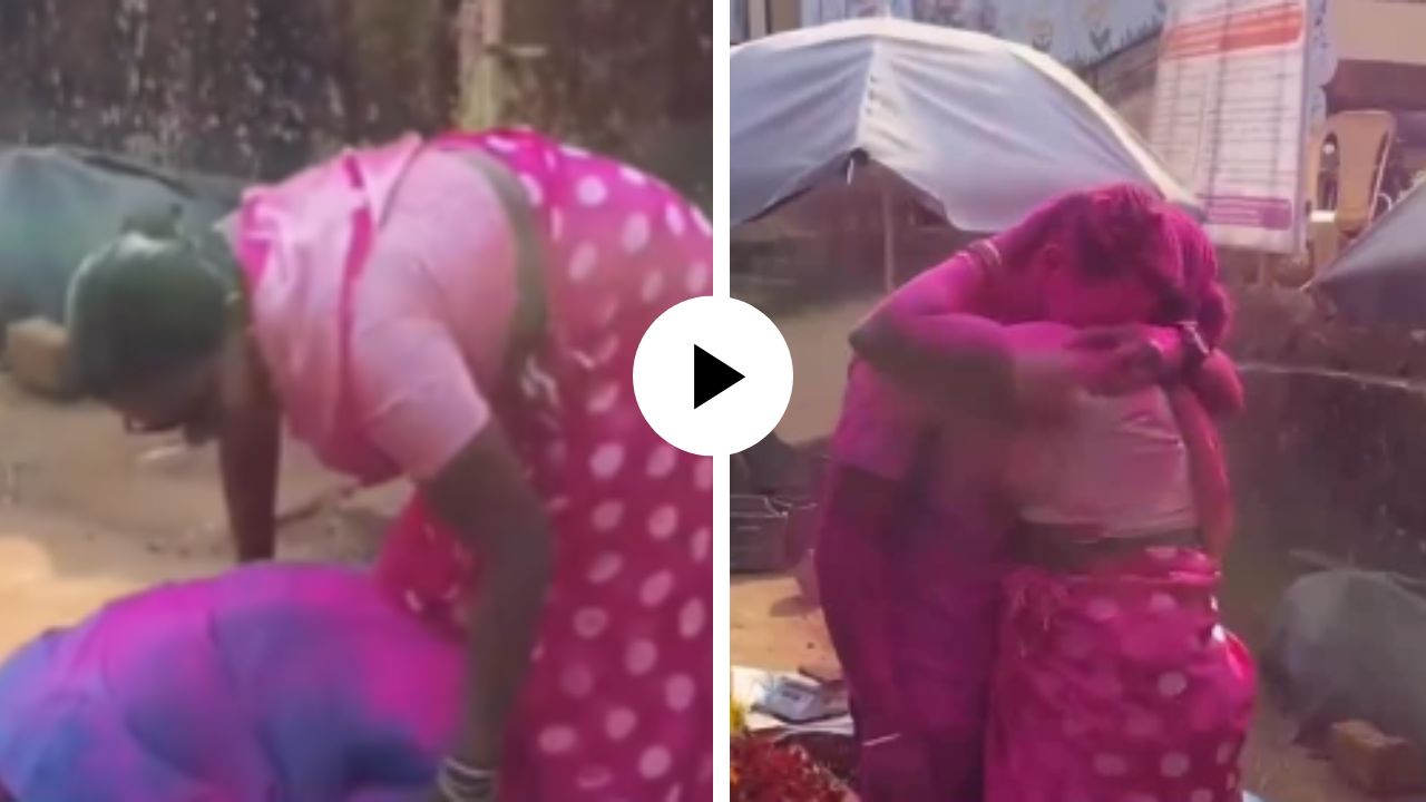 भाजीवाल्याचा मुलगा झाला CRPF मध्ये भरती, धावत पळत आला अन् आईच्या मिठीतच फुटला अश्रूंचा बांध; Video Viral