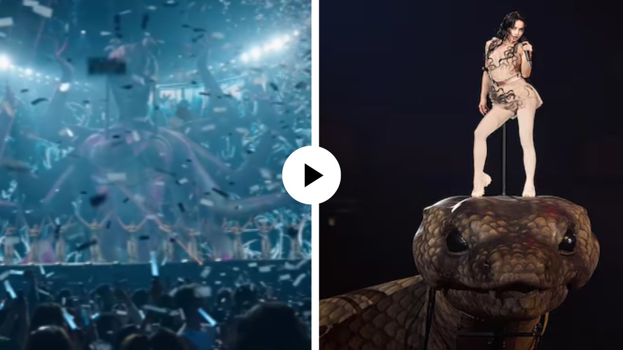 30 मीटर लांब सापाच्या डोक्यावर चढून दिला जबरदस्त परफॉर्मन्स, 200 कोटींच्या त्या शो’ने वेधले सर्वांचे लक्ष; Video Viral