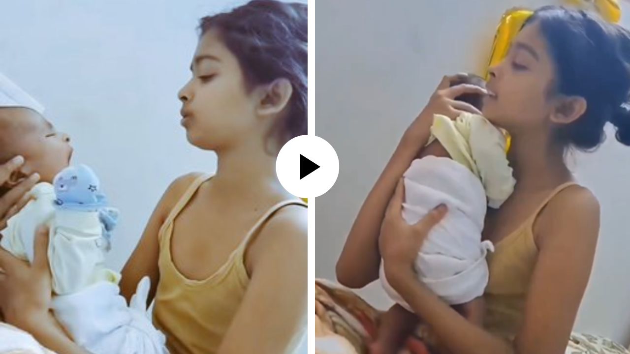 Fact Check : 9 वर्षांची चिमुकली बनली आई, स्वतःच्याच भावाच्या मुलाला दिला जन्म? Viral Video मागील सत्य आलं समोर