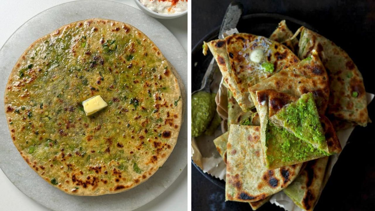 डब्यासाठी स्पेशल थंडीत घरी बनवा खमंग आणि हेल्दी ‘मटर पराठा’, रेसिपी आहे फार सोपी