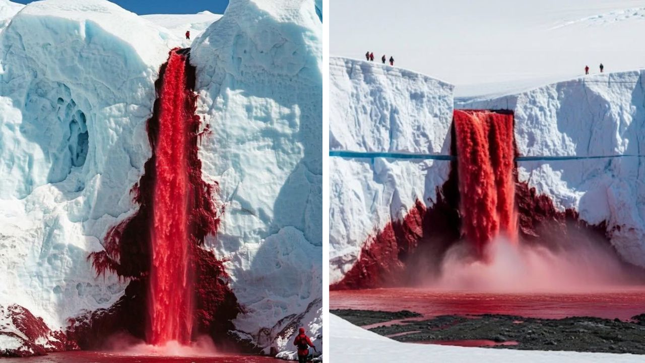 Antarctica Blood Falls : अंटार्टिकाच्या सफेद बर्फातून वाहणाऱ्या त्या लाल पाण्याचे रहस्य काय?