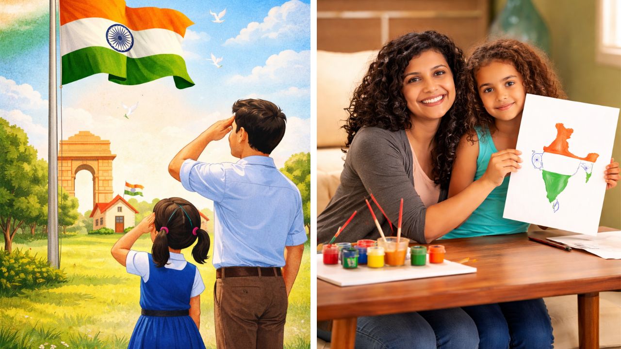 Republic Day 2026 : तिरंगा फडकवायचा, पण नियम माहिती आहेत का? पालकांनी मुलांना नक्की शिकवा ‘या’ महत्त्वाच्या बाबी