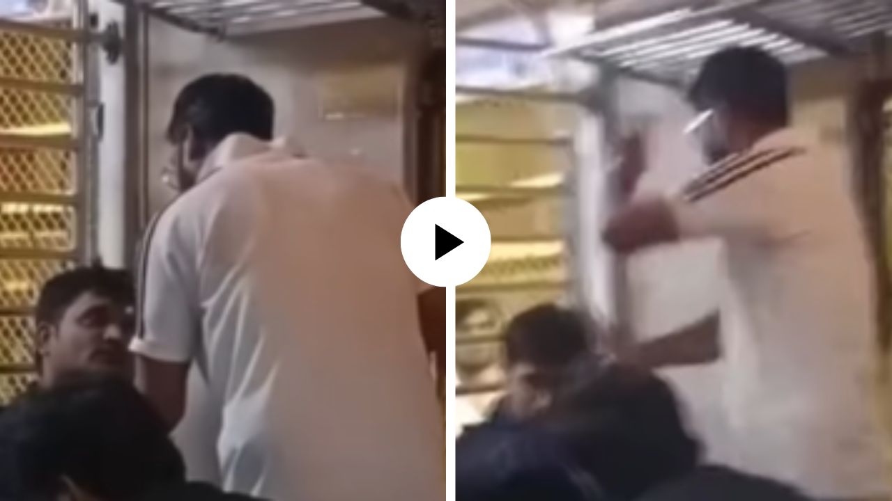 “सीटवर पाय का ठेवला…” रेल्वेच्या बाचाबाचीत तरुणाने व्यक्तीच्या थेट कानशिलात लगावली, पाहून इतर प्रवासीही थबकले; Video Viral