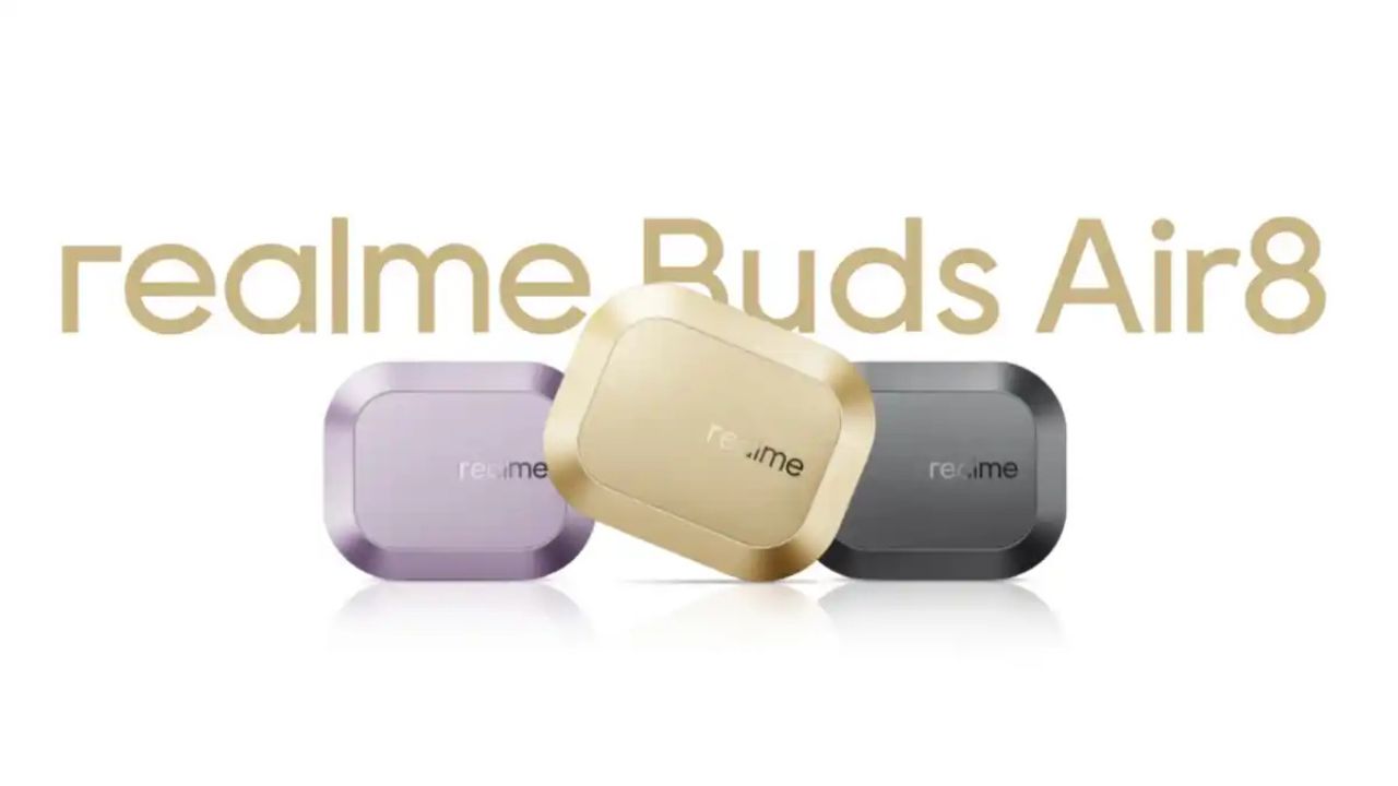 प्रीमियम साउंडचा अनुभव! मिड-रेंज सेगमेंटमध्ये Realme Buds Air 8 लाँच; प्रीमियम फीचर्ससह मिळणार दमदार बॅटरी