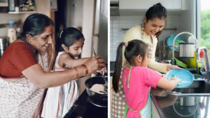 शाळेपेक्षा घरचं शिक्षण प्रभावी! घरातील कामांमुळे वाढतो मुलांचा आयक्यू; पालकांनी वेळीच द्यायला हवी भर