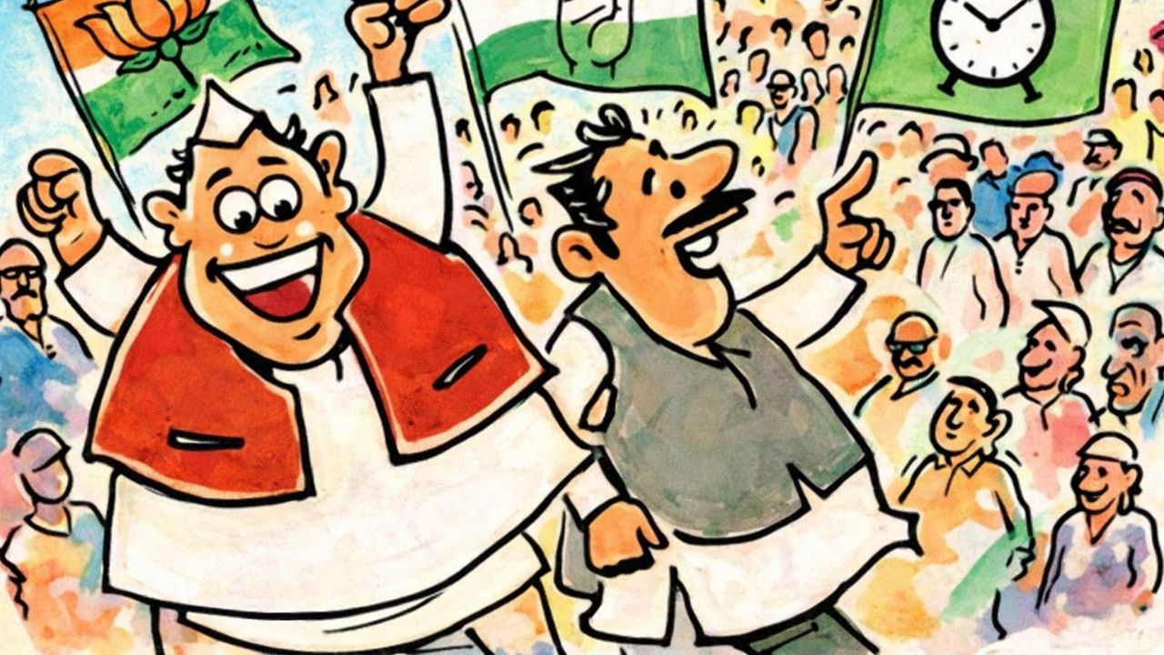 Raigad News: अलिबाग तालुक्यात निवडणूक रणसंग्राम! कुठे तिरंगी, कुठे चौरंगी लढत; राजकीय गणितं बदलणार