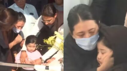 प्रशांत तमांग यांच्या अंत्यसंस्काराच्या वेळी कोसळली पत्नी, छोट्या मुलीवरही दुःखाचा डोंगर; पाहा हृदयद्रावक Video