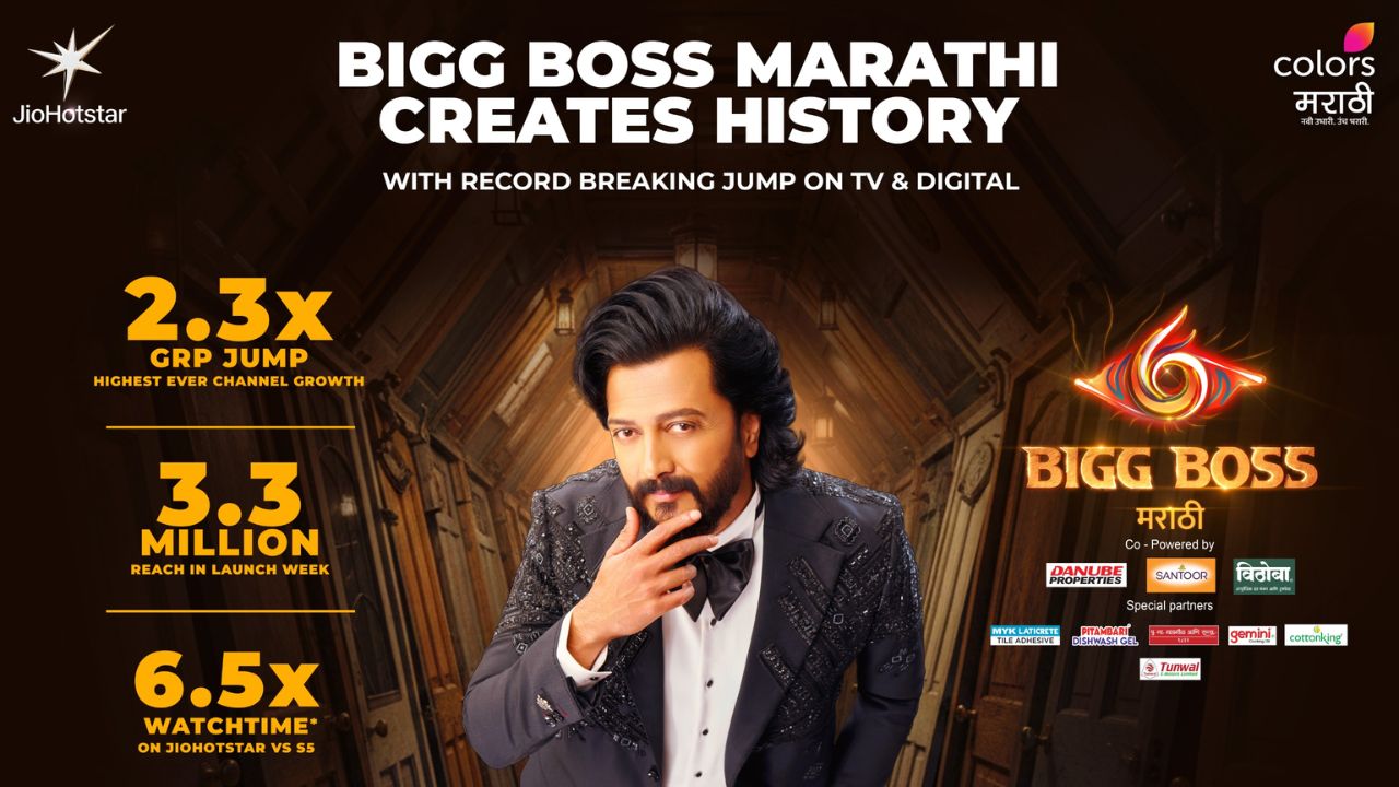 छोट्या पडद्यावर ‘Bigg Boss Marathi 6’चा डंका! रितेश भाऊंच्या ‘लयभारी’ स्वॅगने बहरला ग्रँड प्रीमियर