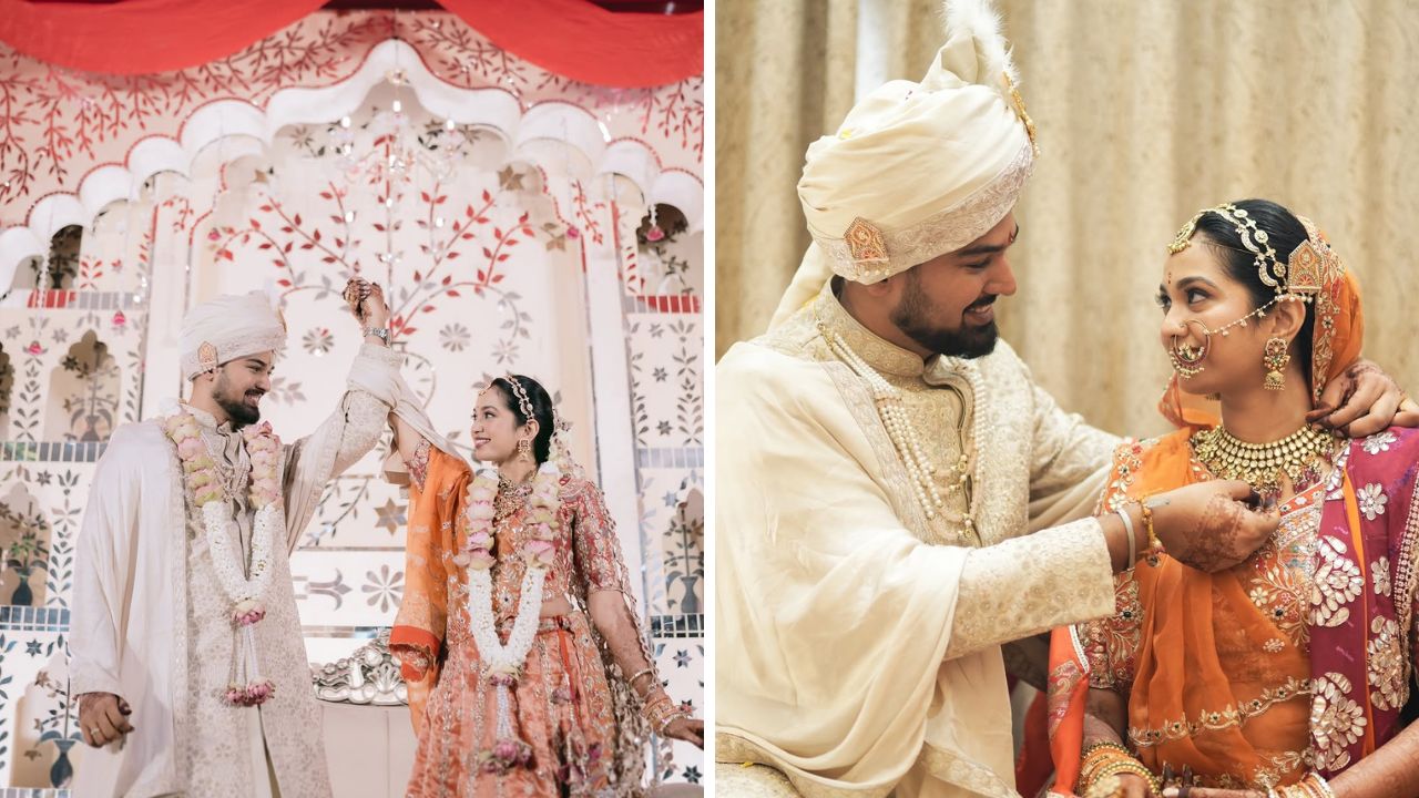 लक्ष्मीच्या पाऊलांनी फेम अभिनेता अडकला लग्नबंधनात, धुळ्यात पार पडला शाही विवाहसोहळा, फोटो पाहा