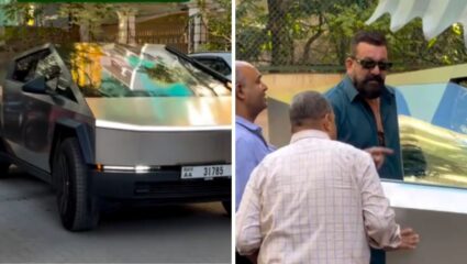 अरे गाडी आहे की रणगाडा! Sanjay Dutt ने खरेदी केली Tesla चे ‘हे’ पॉवरफुल वाहन, किंमत वाचूनच उडून जाल