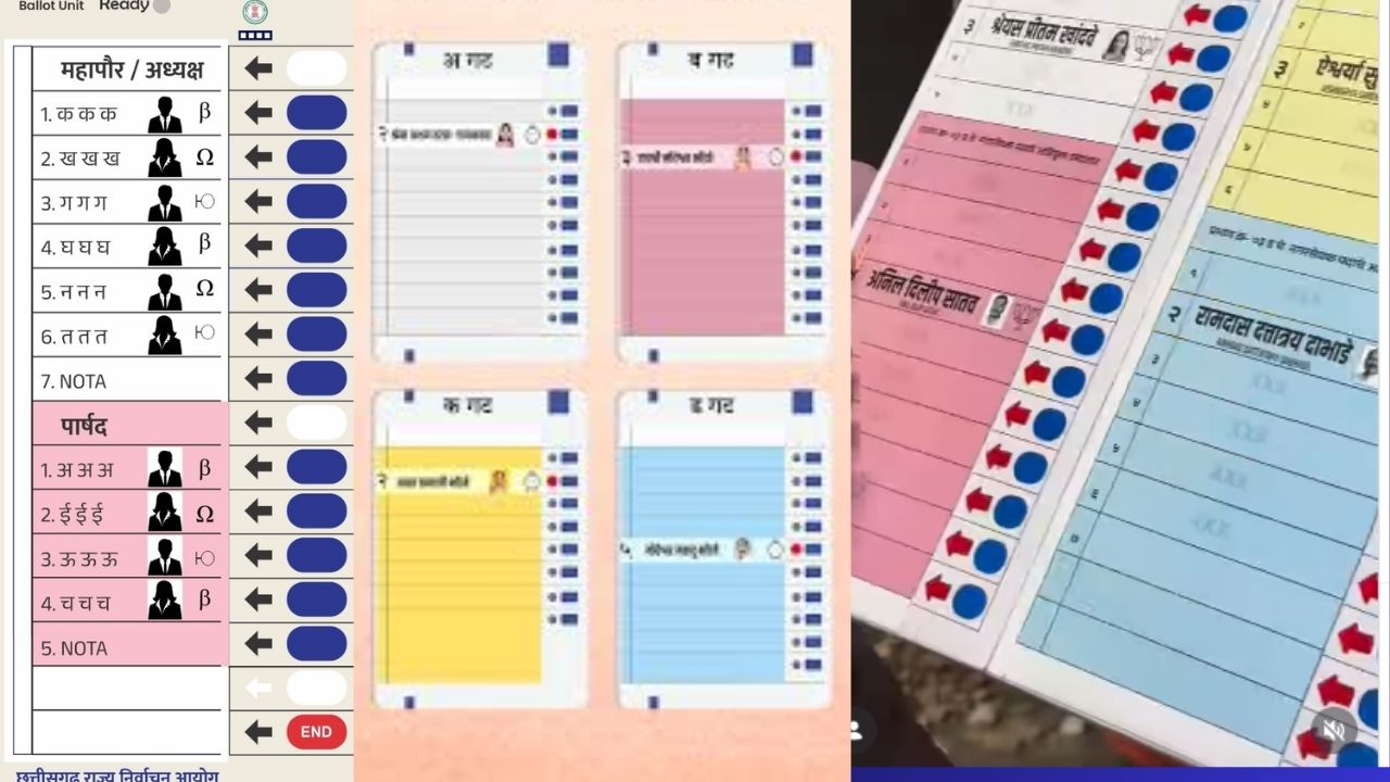 कोणत्याही गटातील एकाही उमेदवाराला मतदान करायचे नसेल तर नोटावर मतदान करावे लागणार आहे. त्यामुळे चार सदस्यीय विभाग असल्याचा चार मते देणे गरजेचे असणार आहे. मतदान प्रक्रिया पूर्ण करण्यासाठी चार मते देणे महत्त्वाचे आहे.