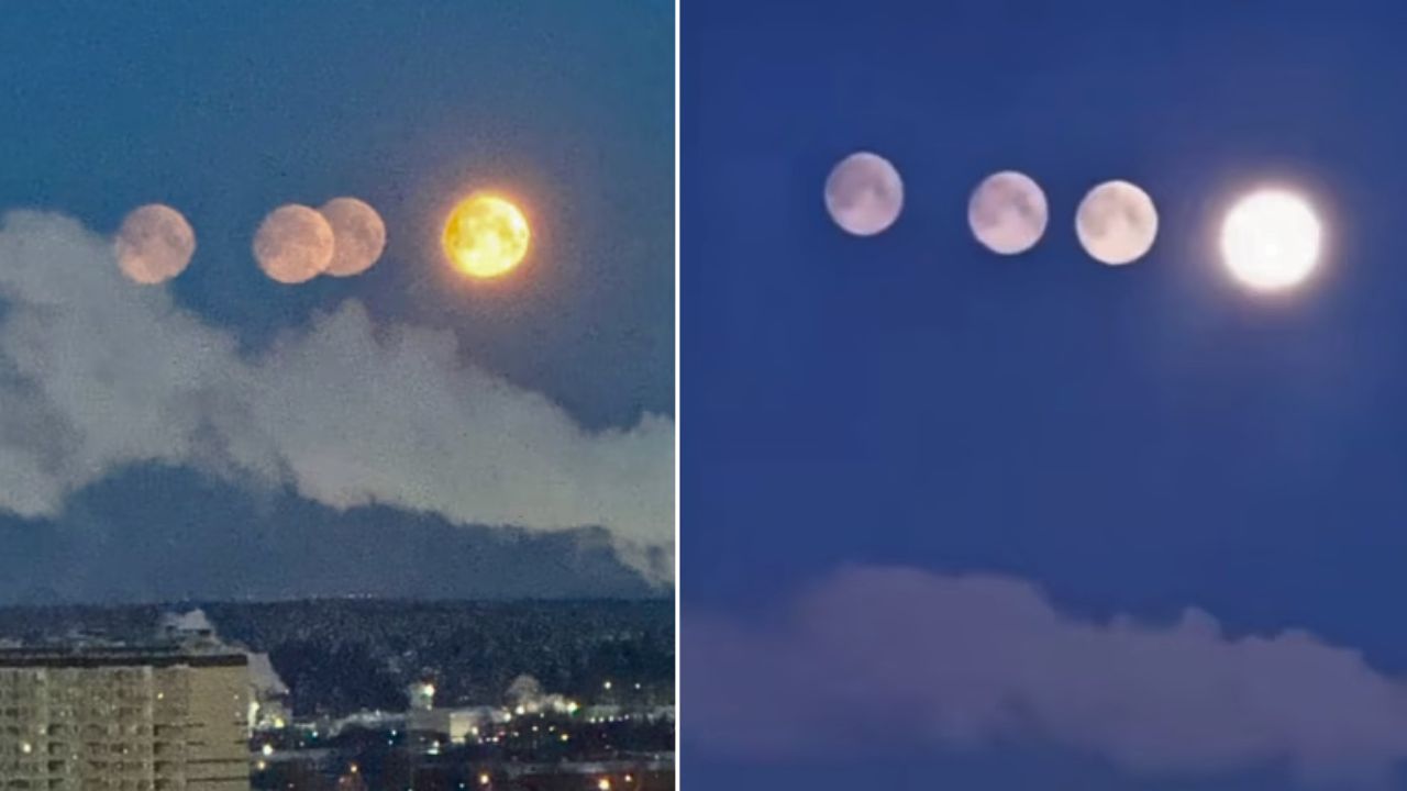 VIRAL VIDEO: विज्ञानाचा सर्वात सुंदर दृष्टीभ्रम! रशियात एकाच वेळी चार चंद्राचे दर्शन; ‘Moon Dog’च्या दुर्मिळ घटनेने जग आश्चर्यचकित