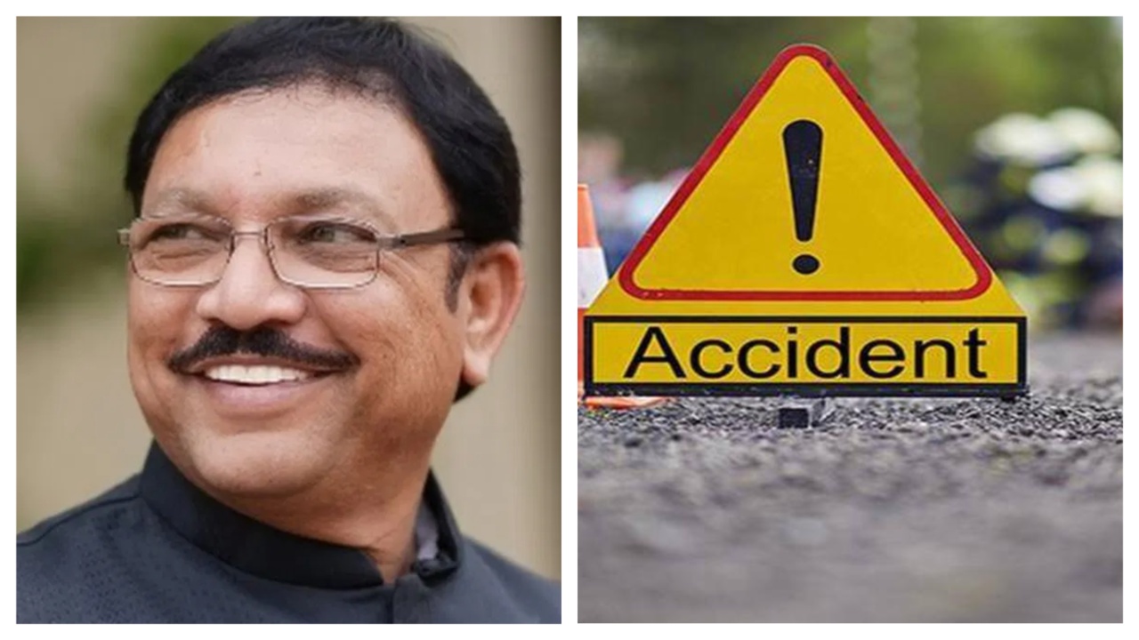 खासदार संजय देशमुख यांच्या वाहनाला अपघात; अपघातात कारचे मोठे नुकसान