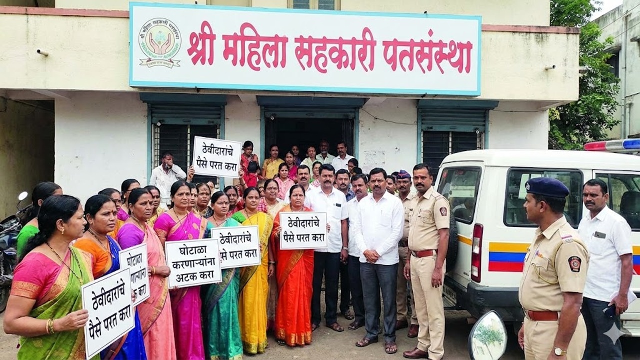 Darashiv News: महिला पतसंस्थेचा मोठा आर्थिक घोटाळा उघड; ५.८५ लाखांच्या ठेव रकमेप्रकरणी १२ जणांविरुद्ध गुन्हा दाखल