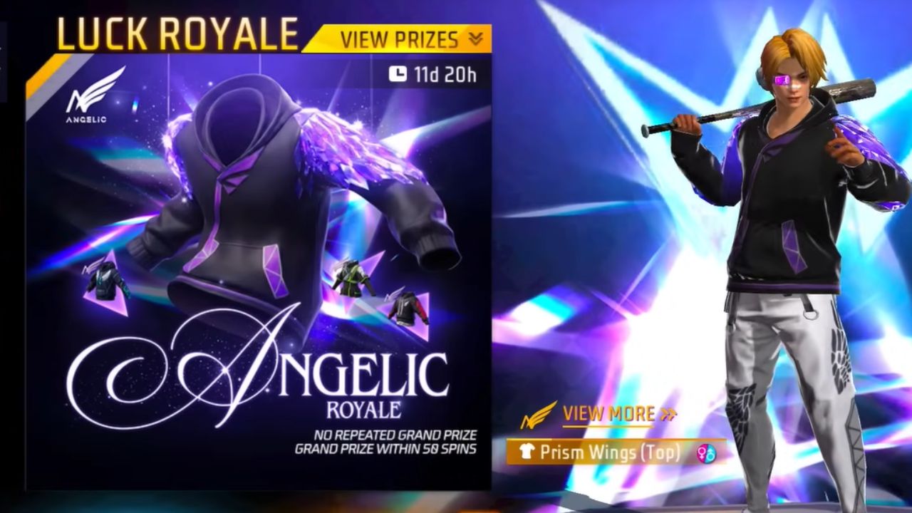 Free Fire Max: प्लेअर्सना मोफत मिळणार प्रिझम विंग्ज आणि एंजेलिक स्काय आऊटफीट… अनलॉक करण्यासाठी फॉलो करा या स्टेप्स
