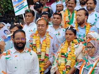 Latur Municipal Corporation: लातूर महापालिकेत काँग्रेसचा झेंडा; महापौर जयश्री सोनकांबळेंचा पदभार स्वीकार