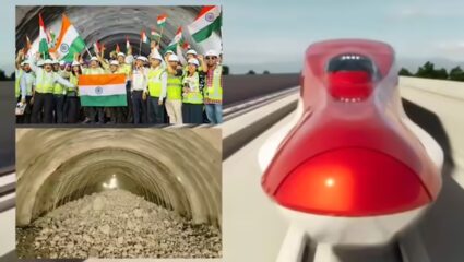 मुंबई-अहमदाबाद बुलेट ट्रेनचे काम प्रगतीपथावर, पालघरमध्ये ‘माउंटन टनेल-6’चे खोदकाम पूर्ण