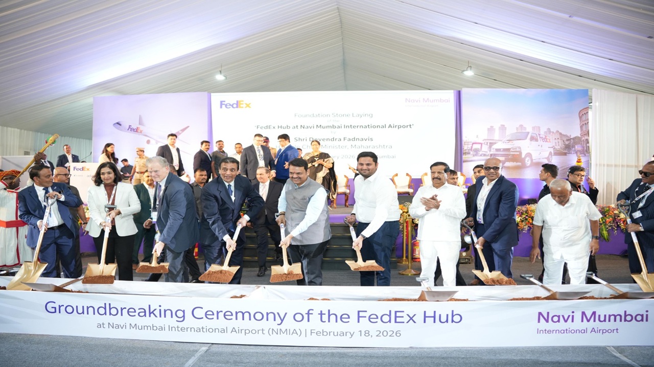 Navi Mumbai International Airport वर संपूर्ण स्वयंचलित एअर कार्गो हबची पायाभरणी
