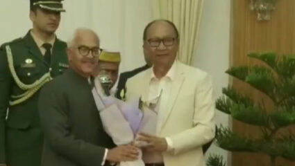 राष्ट्रपती राजवट संपली! Yumnam Khemchand Singh बनले मणिपुरचे मुख्यमंत्री; तब्बल 33 महिन्यांनी…