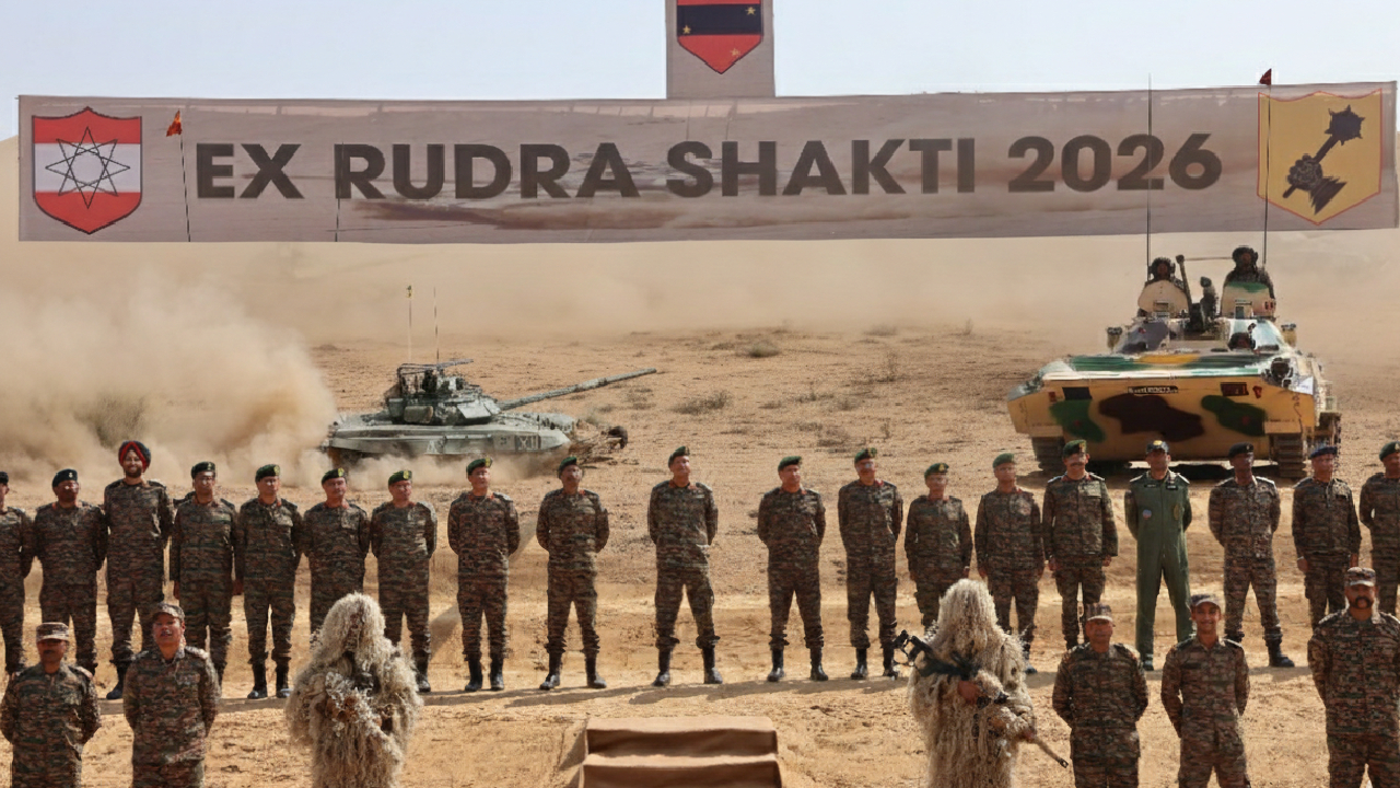पोखरणच्या रणांगणावर ‘रुद्र शक्ती’ गडगडाट; अपाचे हेलिकॉप्टरच्या घिरट्या,  तोफा अन्…;