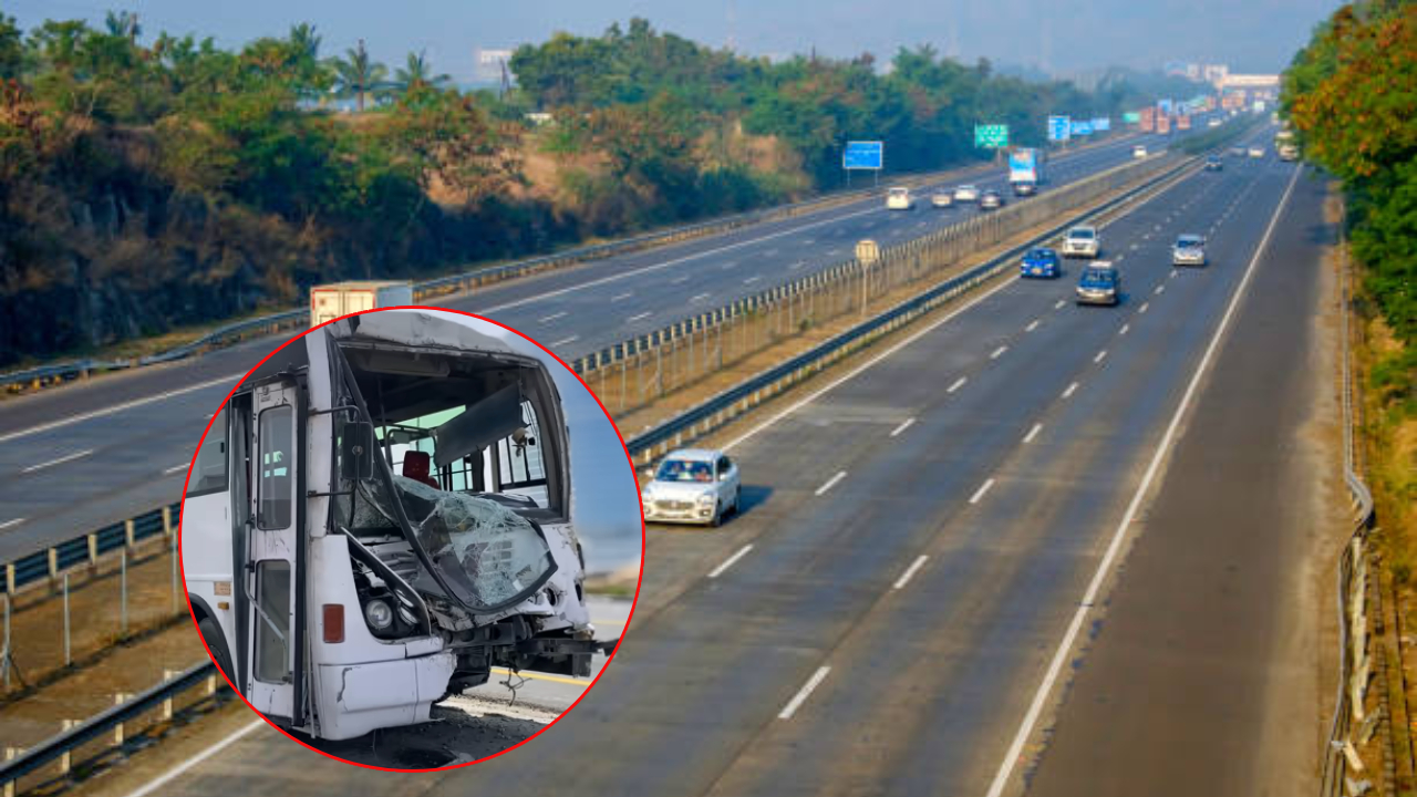 Purvanchal Expressway सुसाट बसच्या ड्रायव्हरचे नियंत्रण सुटले अन्..; 5 जण जागीच ठार, 16 जखमी