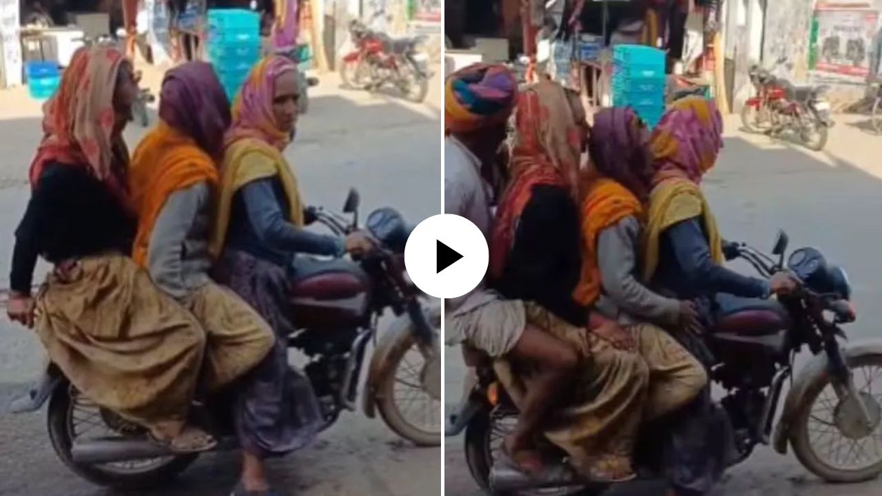 नादच खुळा! राजस्थानी आजीच्या रायडिंग स्किलसमोर सर्व काही फेल; गिअर टाकला अन् थेट धुरळा उडवला, Video Viral