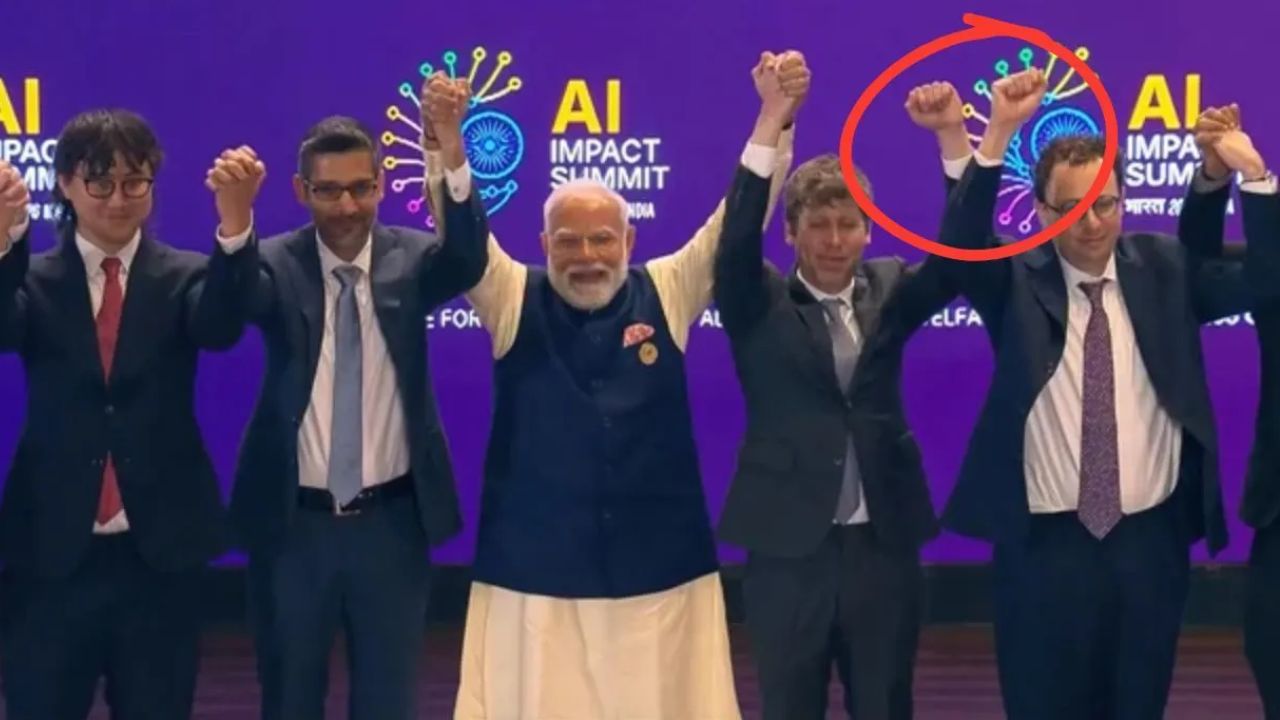 जागतिक मंचावरच भिडले AI च्या दुनियेतील ‘हे’ दिग्गज; समिटमधीत त्या कृतीने खळबळ, VIDEO VIRAL