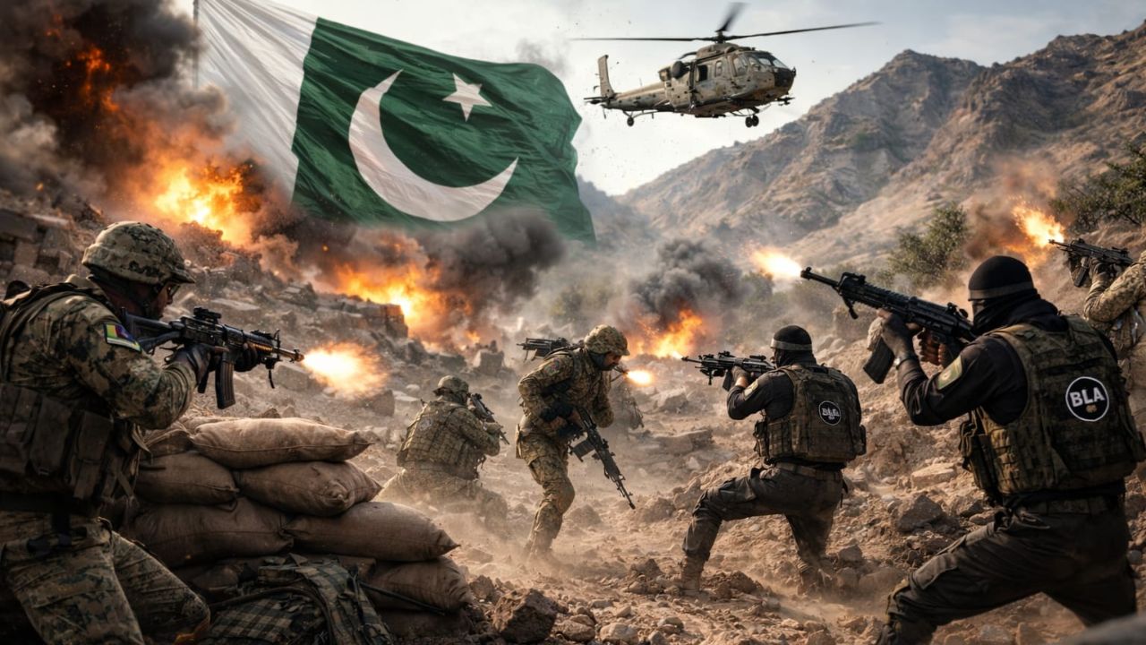 बलुचिस्तानमध्ये रक्ताची होळी! BLA च्या हल्ल्यात आतापर्यंत शेकडो पाकिस्तानी सैनिक ठार, निष्पाप नागरिकांचाही बळी