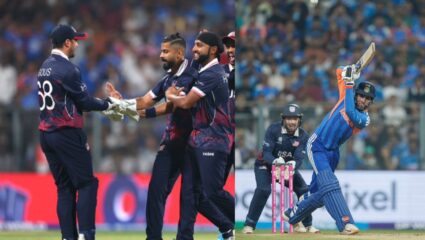 IND vs USA, T20 World Cup 2026 LIVE: 46 धावांवर भारताचे 4 धुरंधर माघारी! वानखेडेवर नवख्या USA समोर सूर्या आर्मीचे हाल बेहाल
